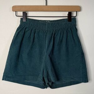 NEW Urban Renewal Teal Corduroy Shorts